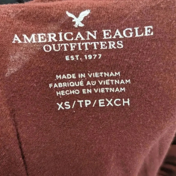 American Eagle Outfitters Fringed Tee Shirt / XS - Picture 4 of 5